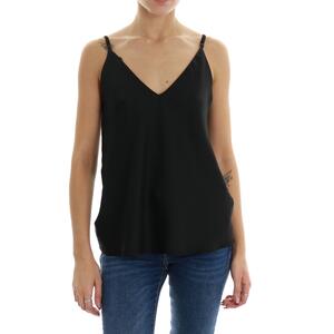 TOP IN RASO NERO